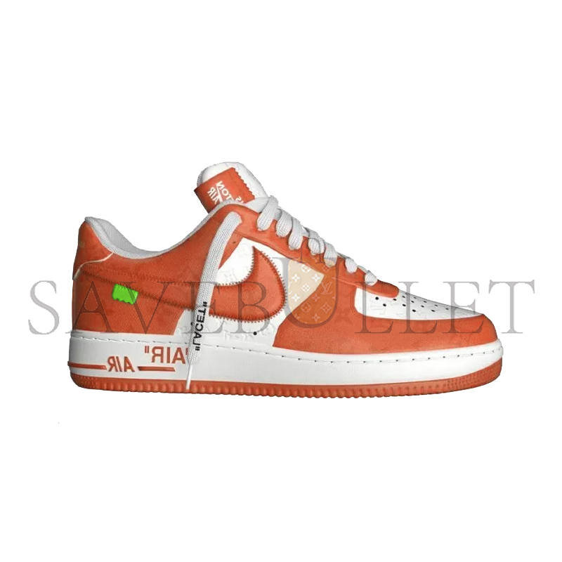 NIKE LOUIS VUITTON AIR FORCE 1 LOW “ORANGE WHITE” 1A9VA8